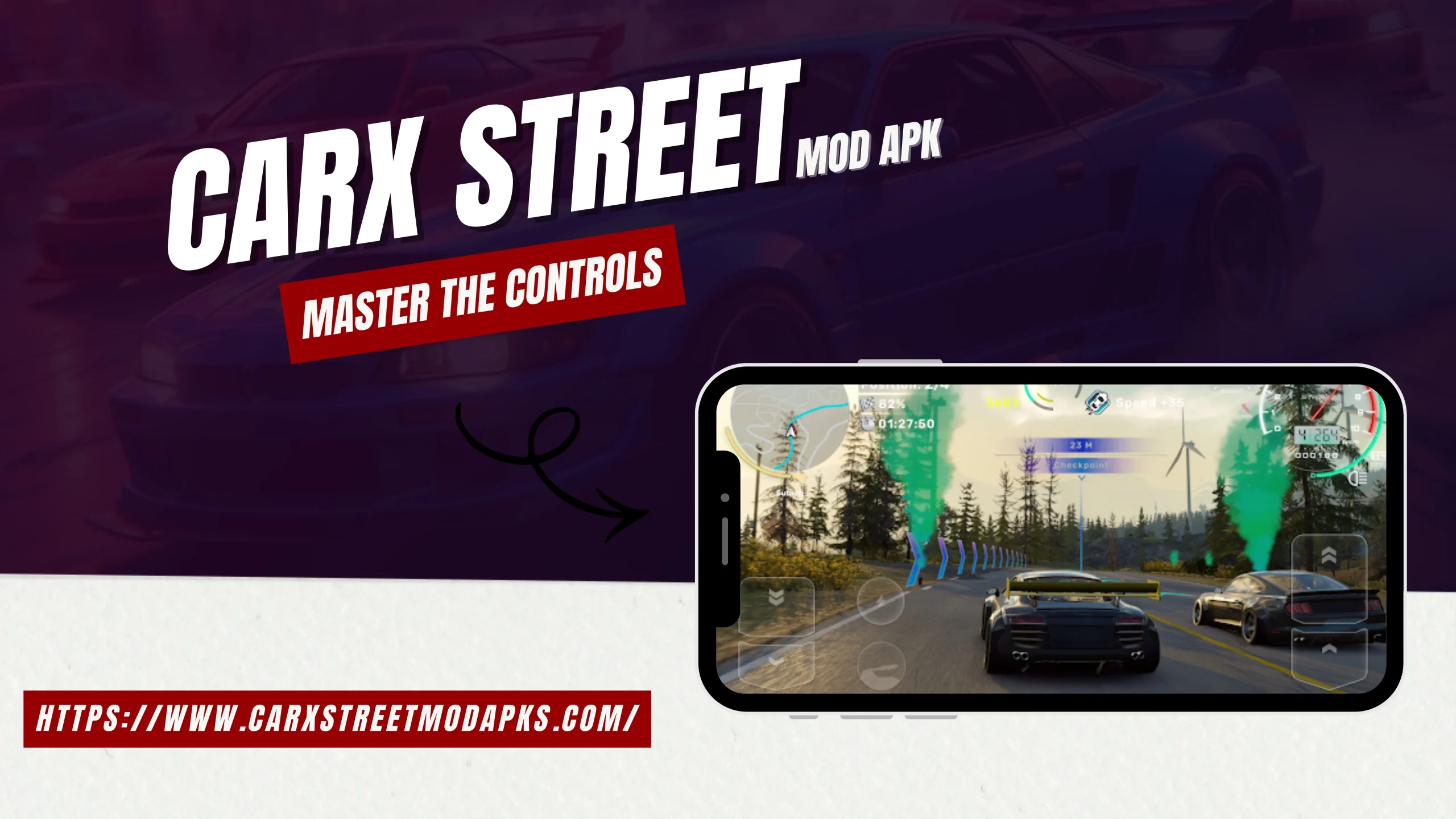 CarX Street Mod APK Master the Controls