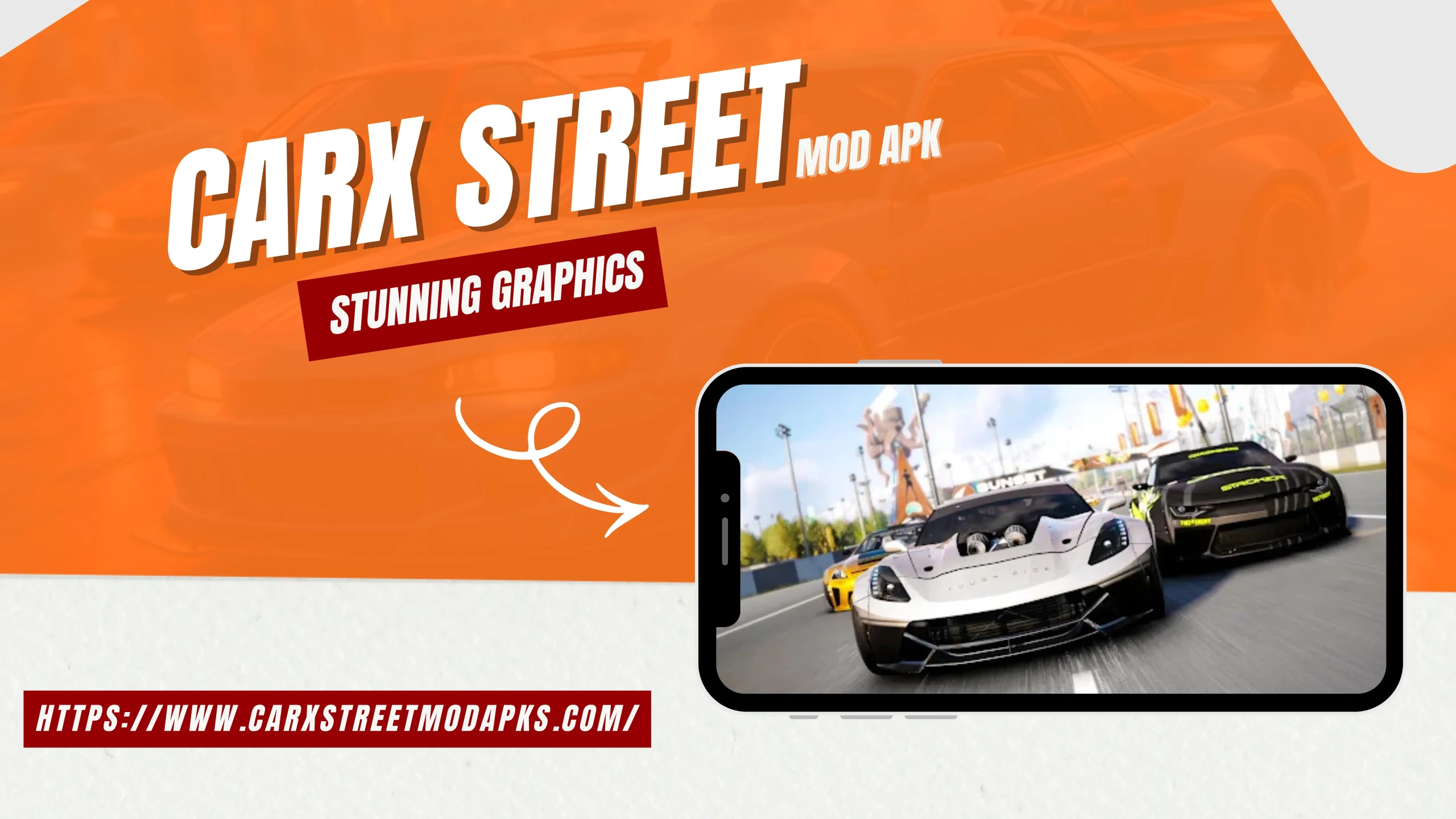 CarX Street Mod APK stunning graphics