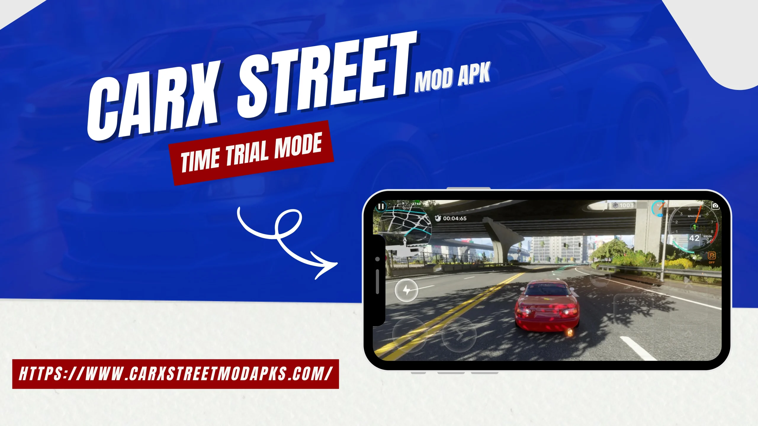 CarX Street Mod APK Time Trial Mode